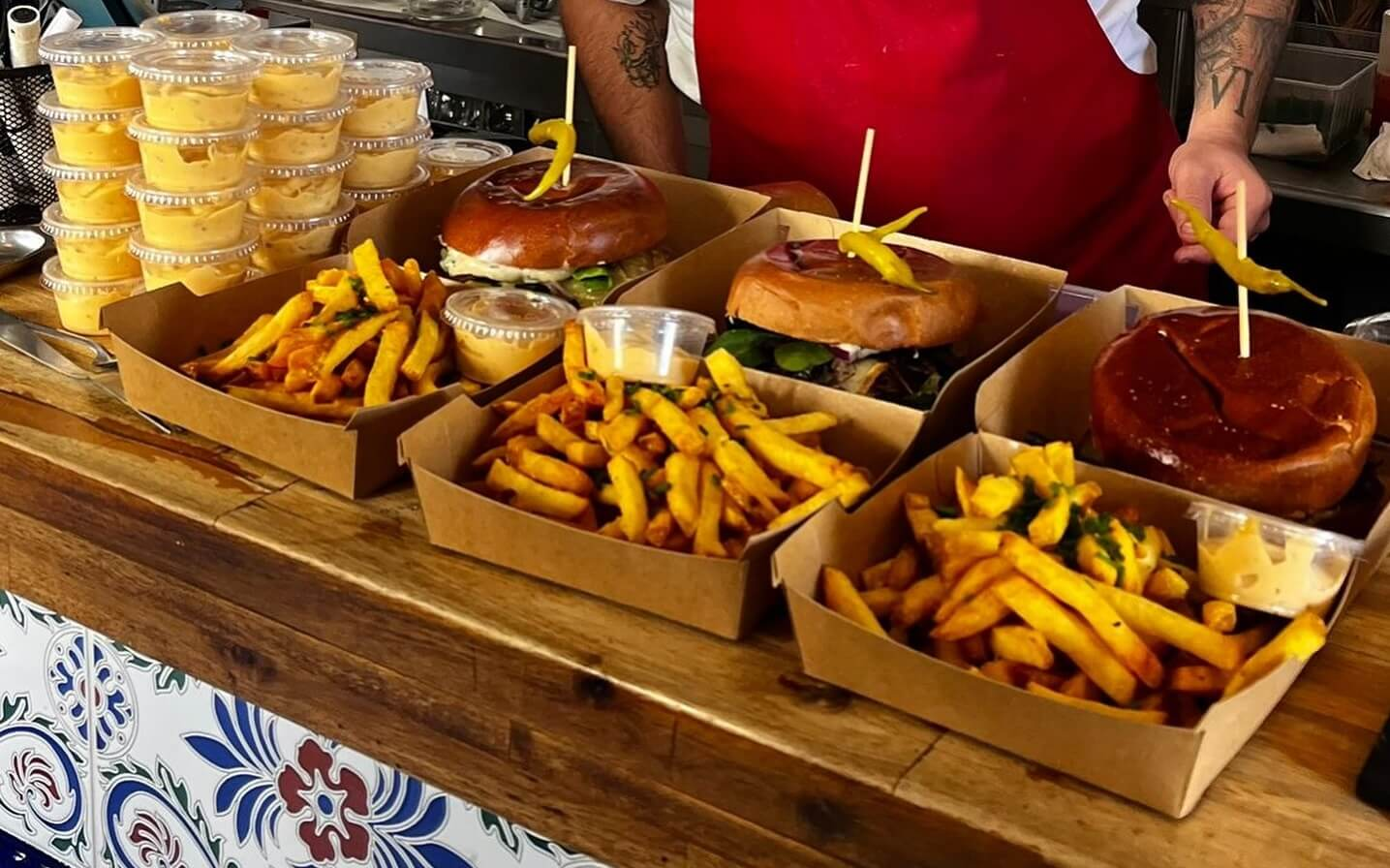 Burgers frais et fait maison